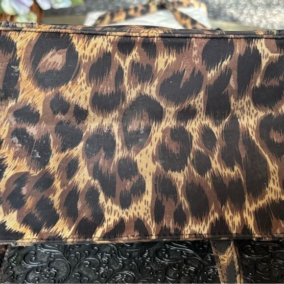 Bechamel Leopard Shoulder Purse Tote Bag NWOT - Picture 5 of 7